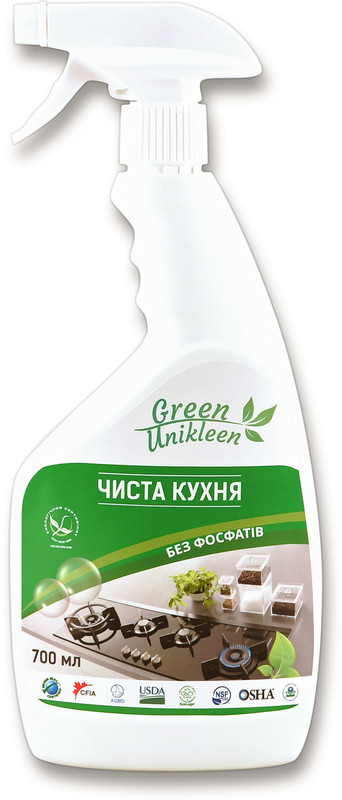 Миючий засіб GREEN UNIKLEEN Чиста кухня, 700мл